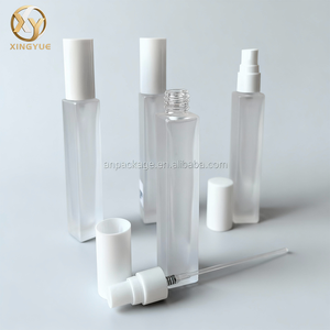 Flacon pulvérisateur de parfum en verre carré réutilisable de 10 ml en gros, pulvérisateur à pompe, bouchon à vis, couleur personnalisée, impression sérigraphique, rechargeable - Product Image 1