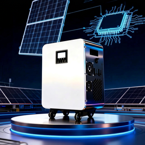 Batterie lithium 51,2 V 100 Ah 3 kWh 5 kWh tout-en-un 25,6 V pour système hybride de stockage solaire domestique empilable 6000 cycles - Product Image 1