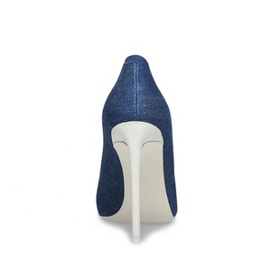 <span class=keywords><strong>Scarpe</strong></span> da <span class=keywords><strong>donna</strong></span> di Marca Nuovi Arrivi 2021 Blu <span class=keywords><strong>Denim</strong></span> Punta a punta Tacchi A Spillo Tacchi a Spillo Delle Donne Pompe dei Talloni delle Donne del Vestito <span class=keywords><strong>scarpe</strong></span> - Product Image 4