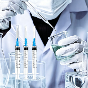 <span class=keywords><strong>Jeringa</strong></span> desechable de Venta caliente de fábrica con aguja hipodérmica estéril Tamaños de un solo uso disponibles 3ml 5ml 10ml - Product Image 5