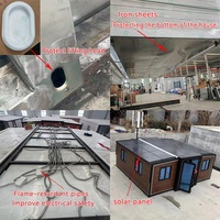 Appartamento Container Espandibile da 3 Metri con Pannelli Metallici Intagliati, Una Camera da Letto, Cucina e Bagno - Moderno Monolocale in Vendita Diretta dalla Fabbrica