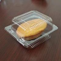 Vente directe en usine récipient alimentaire transparent à charnière durable petite boîte à pain pour emballage de salade de légumes