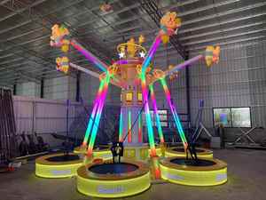 <b>Indoor</b>/Outdoor Metal <b>Trampoline</b> Amusement Rides for Sale for Shopping Malls Made of Durable Steel - Product Image 3