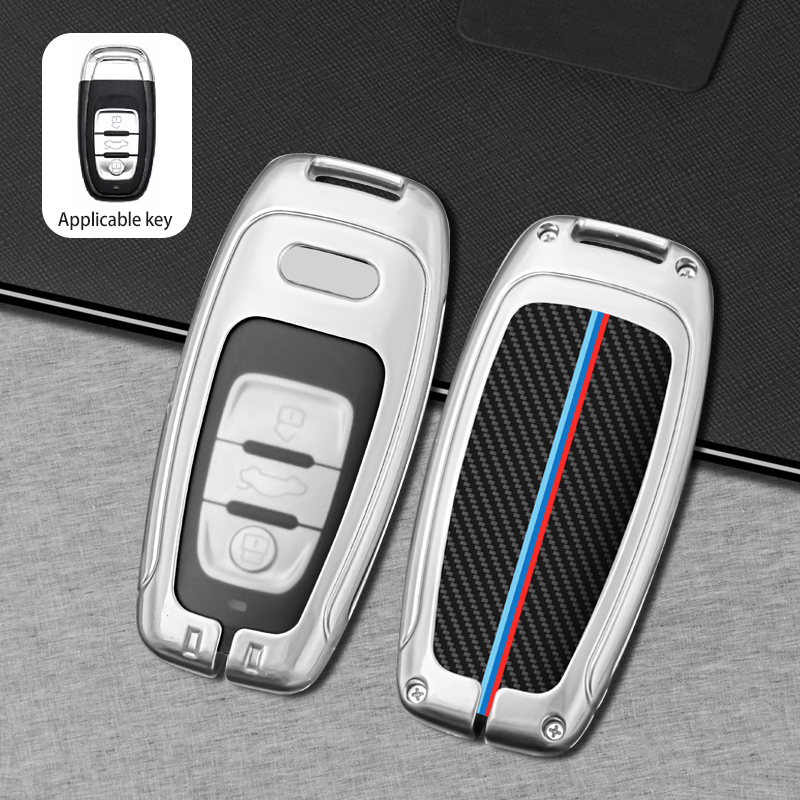 Étui unique pistolet argent brillant