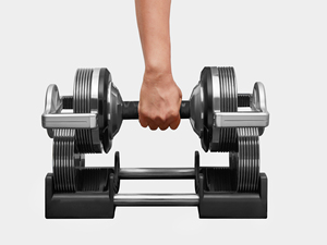Haltères réglables en fonte JIT de 32 kg avec design amovible pour un entraînement complet - Product Image 2