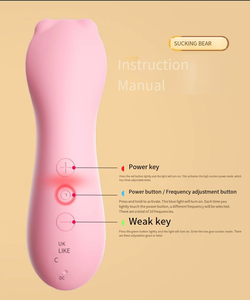 Estimulador de Clítoris y Pezones con Ventosa en Forma de Oso, Masajeador de Vacío Oral, 10 Velocidades, Impermeable, Vibrador de Succión para Clítoris, Juguete Sexual Femenino - Product Image 2