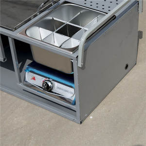 Kit Comercial de Teppanyaki Butterfly, a Gas, Tipo Dividido, Plancha Cuadrada de Hierro de 26 kg, Fabricado en Jinhua - Product Image 1