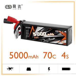 고성능 5000mAh 2s7.4v 3s11.1v 4s14.8v 6s22.2v AA 리튬 이온 충전식 배터리 팩 미니 드론 리포 배터리 - Product Image 2