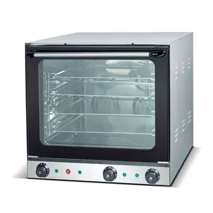 Horno eléctrico de convección, 4 bandejas, 5 bandejas, comercial, resistente, precio de fábrica