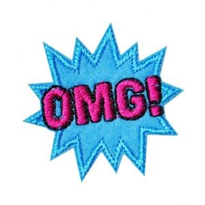 Hot Sell Cheap Custom Cartoon Words Badge Iron on Letter Patches for Clothing Bag Accessories - Product Image 5