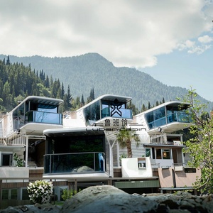 Hôtel capsule préfabriqué de luxe pour le travail à distance Nomades numériques haut de gamme Destinations d'écotourisme pour la <span class=keywords><strong>cuisine</strong></span> et la salle de bain - Product Image 5