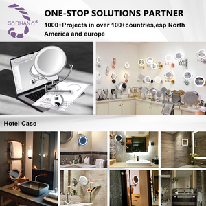 Espejo de Maquillaje con Aumento para Baño, Modelo Moderno para Hoteles, Apartamentos, Villas y Hogares, con Materiales de Vidrio para <span class=keywords><strong>Lentes</strong></span>, Precio Mayorista - Product Image 4