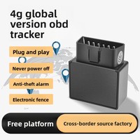 Traceur GPS 4G haute précision longue autonomie, dispositif de suivi antivol pour voiture, batterie au lithium, localisateur de véhicule/moto monté sur OBD