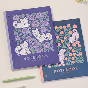 دفتر ملاحظات بغلاف صلب بحجم A4 على الطراز الأمريكي، حلزوني بـ 3 ثقوب، مسطر، مع شعار مخصص، هدية، تصنيع حسب الطلب بالجملة للترويج - Product Image 1