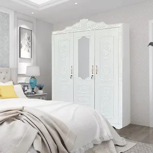 Armadio 3 ante almari kain besar cheap wardrobe cabinet white wardrobe iron custom steel wardrobe with mirror metal steel almari