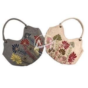 Multicolore Patchwork Vietnam Broderie Sac À Bandoulière En Daim Chenille Conception - Product Image 5