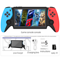 Console de jeu portable HD 7'' HC8000, système Linux, plus de 30 émulateurs classiques, batterie 3500 mAh, console de jeu rétro portable, prise en charge de la connexion TV