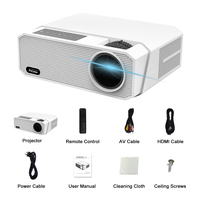 Projecteur Everycom HQ9W 1080P 4K supportant le projecteur vidéo LCD LED 8000 Lumens avec système Android pour l'extérieur
