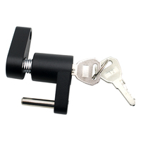 Cadenas de coupleur de protection de sécurité de serrure d'attelage de remorque antivol antirouille avec crochet de langue pièces et accessoires de remorque
