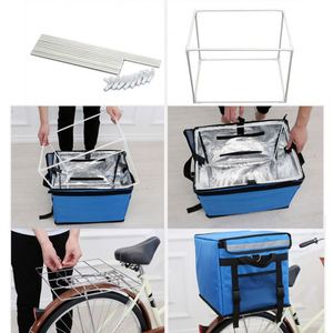 Customized High Quality Reusable Large Capacity Insulated Thermal Motorcycle Bike Food Delivery <b>Cooler</b> Bag <b>Backpack</b> - Product Image 5