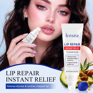 Crème réparatrice pour les lèvres Icesea, hydratante pour les lèvres fortement sèches et gercées, sans parfum ni parabène, 10 ml - Product Image 5