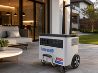 Chargeur EV portable triphasé 380V, CCS Ocpp 6Kw, station de recharge pour voitures électriques, Chademo, chargeur rapide mobile DC