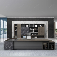 Bureau de direction modulaire extensible et convertible SPARKLE Foshan, style moderne et simple, en bois, pour usage en villa
