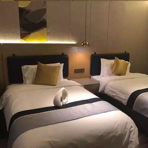 Modern Hotel Bedroom Furniture Set <b>with</b> King Size Bed TV Stand Nightstands <b>Desk</b> - Luxury Apartment Furniture Commercial Suite - Product Image 5
