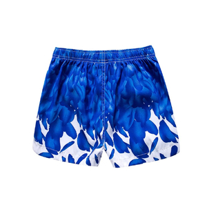 Shorts de bain personnalisés à séchage rapide, extensibles dans 4 directions, imprimé bleu, shorts de plage OEM, prix bas - Product Image 2