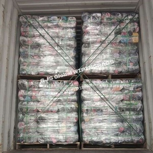 Chiffons de nettoyage industriels assortis de 50 lb, en coton recyclé, 100 % coton, couleurs mélangées, en tricot de coton. - Product Image 1