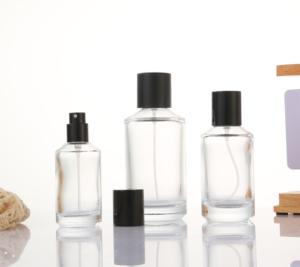 Benutzer definierte LOGO zylindrische schräge Schulter transparente Duft Sprayer Glas Parfüm flasche & 30ml 50ml 100ml - Product Image 2