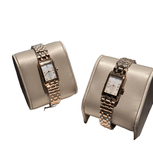 Reloj de Lujo de Alta Gama con Movimiento de Cuarzo de Precisión, Marcadores de Hora con Diamantes, Correa de Acero Inoxidable, Resistente al Agua, Longines - Product Image 1