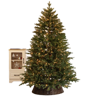 Arbre de Noël Artificiel LED d'Intérieur Personnalisé de 1,8 m, 500-1000 Lumières, Alimenté par Piles, Ignifuge, Écologique, sur Pied – Vente Directe Usine