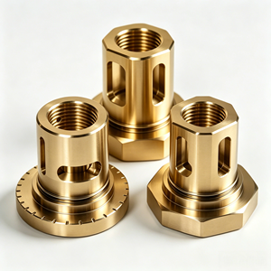 Pièces de quincaillerie de précision usinées sur mesure par CNC, en acier inoxydable, laiton, aluminium, raccords cylindriques creux, Guangdong - Product Image 5