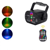 Mini projecteur laser de scène transfrontalier rechargeable par USB, lumière d'ambiance ciel étoilé style Noël, en aluminium KTVA