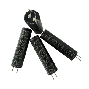 Ampliamplide Audio 450V 1000uf alüminyum elektrolitik kondansatör uzun ömürlü elektrolitik kondansatör için kullanılır
