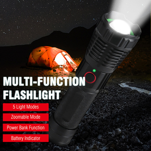 Torcia LED Zoomabile Super Luminosa 1200LM <span class=keywords><strong>per</strong></span> Emergenze Domestiche, Caccia, Campeggio, Pesca, Escursionismo - Product Image 2