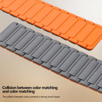 Various Color Magnet Link Sport Magnetic Watch Strap Silicone Magnetic Band for Apple Watch Series