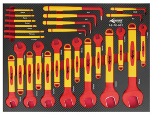 AE-7E Coffret à outils professionnel à 7 tiroirs, <span class=keywords><strong>chariot</strong></span> à outils, armoire à outils, ensemble d'outils isolés VDE AEROFORCE - Product Image 3