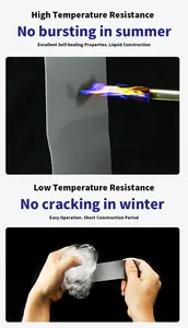 طلاء سيليكون مقاوم للماء للأسقف، طلاء سائل عالي المرونة وقابل للتنفس، طبقة نهائية مقاومة للعوامل الجوية للمعادن/الجدران - Product Image 4
