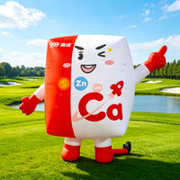 Disfraz de Mascota Inflable Publicitario Personalizado Directo de Fábrica, Disfraz de Personaje de Dibujos Animados Gigante Resistente al Agua de Tela Oxford