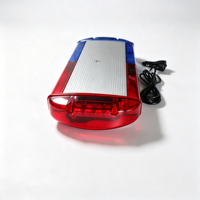 Lámpara de advertencia estroboscópica LED BIAOCHI portátil con base magnética de 21 pulgadas y 40W, barra de luces de emergencia para techo de vehículo, de aluminio, 12V 24V