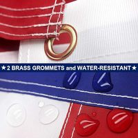Prix usine Nylon Polyester drapeau d'état de Caroline du Nord 3x5 pieds brodé étanche Durable plus longue durée USA drapeaux extérieurs