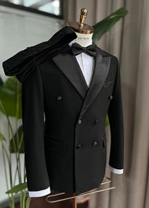 2025 New <strong>Men's</strong> Wedding Banquet 3 Pieces Slim Business Double Breasted Peaked Lapel Double Vents High Quality <strong>Suit</strong> Set for <strong>Men</strong> - Product Image 2