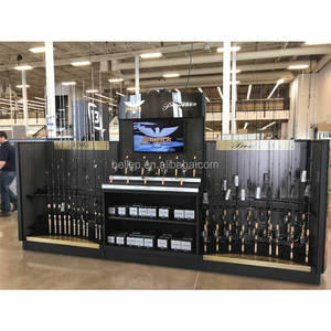 Customized Fishing Tackle Shop Furniture ice Fishing Reel Storage Stand Fishing Rod Display Rack