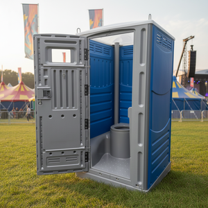 Station de Lavage des Mains Portable, Toilettes Mobiles en Plastique HDPE, <span class=keywords><strong>WC</strong></span> Moderne Pliable, Location Facile - Product Image 1
