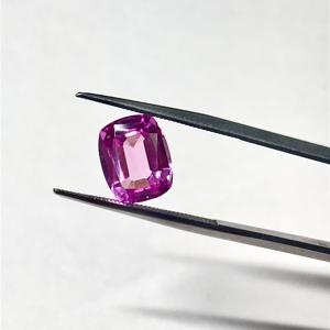 Zafiro Rosa Cultivado en Laboratorio, Forma de Cojín, Facetado, Piedras Preciosas Sueltas para Joyería, Proceso de Fusión de Llama, Corindón - Product Image 5