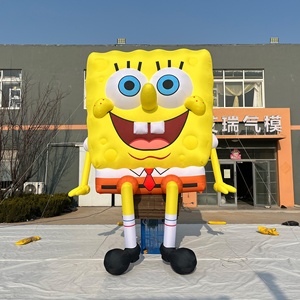 Personaggio Gonfiabile Pubblicitario Gigante Personalizzato: Bikini Bottom, Pesciolino, Spongebob, Patrick Star - Product Image 2