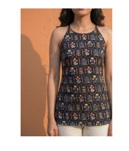 Women Cotton <b>Kurti</b> with Ethnic Motifs Printed Stylish Summer Ethnic Top Comfortable Daily Wear Traditional Tunic Wholesale - Product Image 2