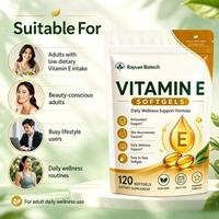 Sans arômes artificiels, D-Alpha Tocophérol, Tocophérols mixtes, Vitamine E en gélules molles pour un soutien antioxydant